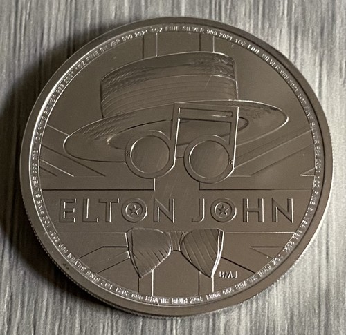 Silver coin round in - oz,