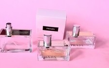 PRADA - 3 x AMBER COLLECTABLE EMPTY BOTTLES