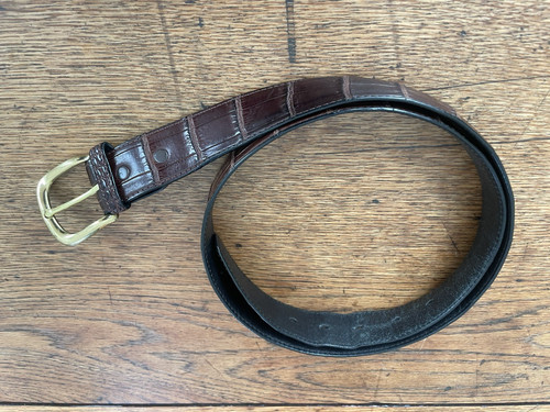 Crocodile men belt size 38 - men’s,