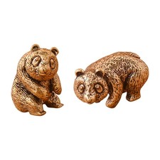 Vintage-style Panda Ornament