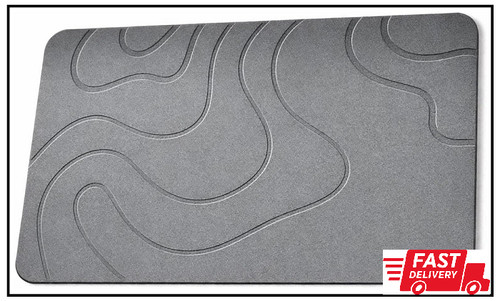 Stone bath mat quick dry - stone,