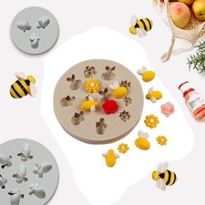 Bee Silicone Mold Fondant Cake