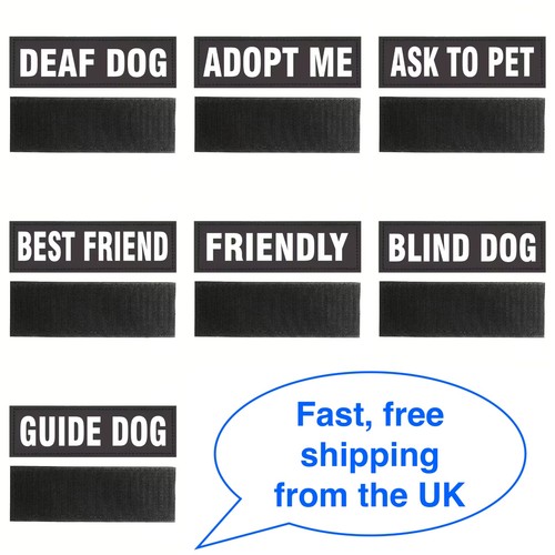 Dog vest patch deaf blind - deaf,,