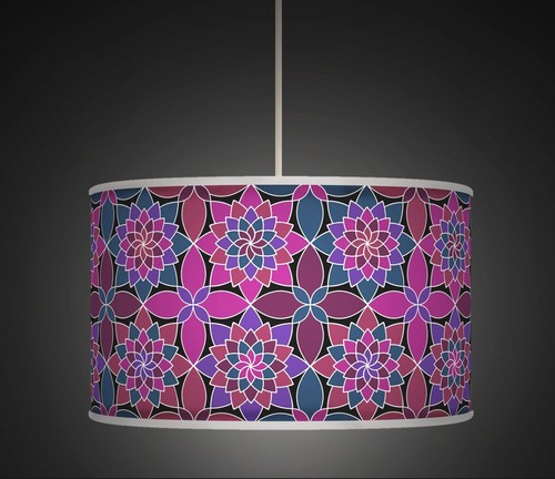 Purple plum retro geometric - plum,