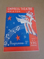Max Miller 1953 Empress, Brixton Programme (Roy Stevens)