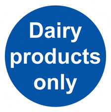 Kitchen Safety Sign Dairy