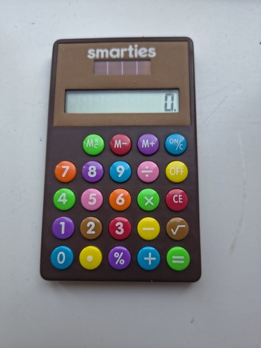 Vintage smarties calculator - smarties,