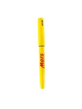 Vintage Mars Yellow Ballpoint Pen Promotional Candy Chocolate Logo Collectable