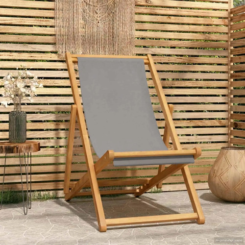 Walplus light grey beach chair - walplus,