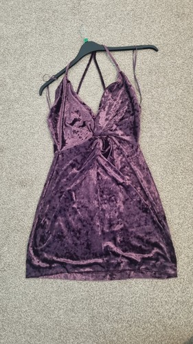 Bnwt zara crushed velvet - crushed, dress