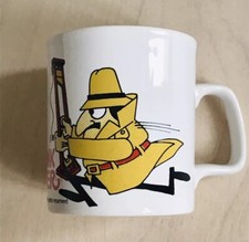 Rare 1982 Vintage Original Pink Panther Inspector Clouseau Mug / Cup Kiln Craft