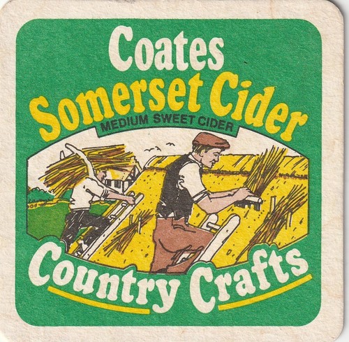 Beer mat coates - -, cider