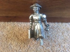Pewter figure ornament of a