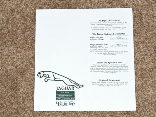 1986 jaguar daimler - daimler, price