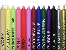 6x TAPERED DINNER CANDLES Bistro Home WEDDING PARTIES DECORATION CHEAP PRICE UK