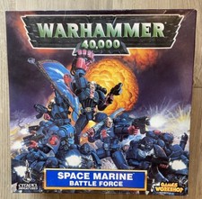Vintage Warhammer 40,000 40k Space Marine Battle Force Rogue trader 1998 OOP 