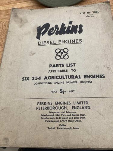 Perkins six 354 spare parts - six,