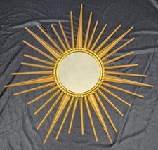 Antique Chaty Vallauris Witch Eye Sun Mirror 50cm