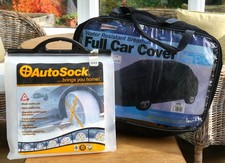 Large Car Cover Car Snow Sock Combo