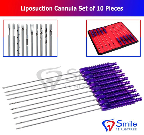 Liposuction cannula set 10 - set, of