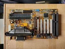 Vintage Gigabyte GA-6BXE Motherboard,  Pentium 2 II 400mhz CPU and 128mb SDRAM