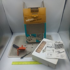 Vintage WOLFCRAFT 4622 HobbyMate Kit 8mm Dowel Mate Pin Jig Drill & Dowels Boxed