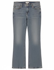 GAP Womens Long and Lean Bootcut Jeans US 6 Medium W32 L33 Blue Cotton DZ31