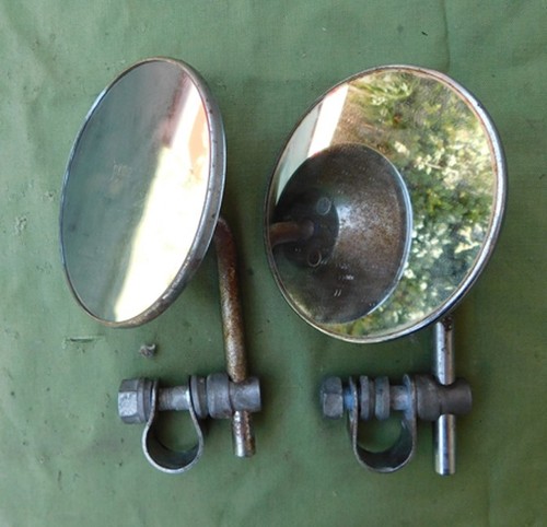 Vintage motorcycle mirror set - vintage,
