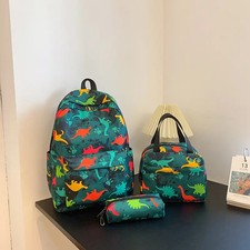 3Pcs Set Kids School Bag Large