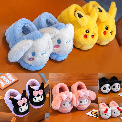 Girls furry winter - winter, slippers