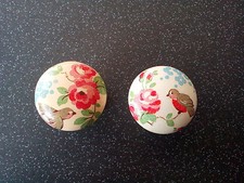 Handcrafted Door Knobs decorated using Cath Kidston 'Birds & Flowers' papers  