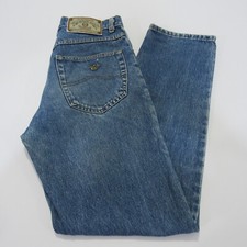 Armani Jeans VTG Mens Relaxed Fit Tapered leg Blue W 28 / L32  REF (M18876)