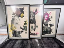 Paul Insect / 2006 / Shooting Target Series x 3 (Bear, Dog, Woman Stag)