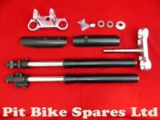 Pit Bike Black 660mm Upside Down Front Forks Kit. 6.25" Headstock 