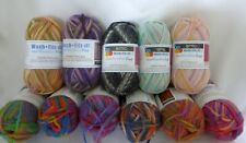 SMC Wash + Filz It! Fine Multicoloured Felting Wool for Knitting x 50g 100% Wool