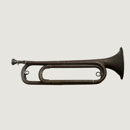 Vintage brass bugle - vintage,