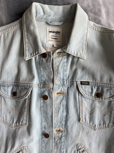 Wrangler denim jacket mens - wrangler,