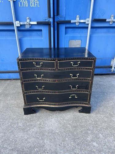 Black serpentine bow front - black,