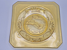 Vintage Art Deco Bagley Amber