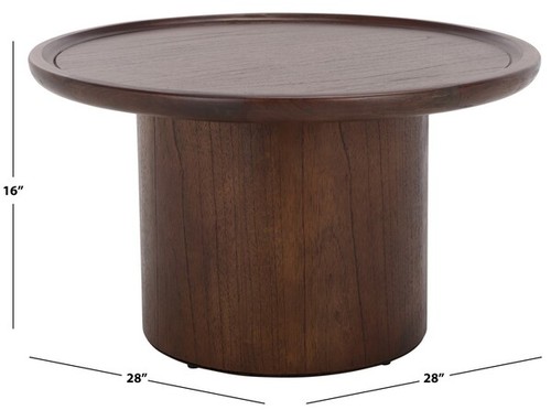Safavieh devin round - devin, coffee