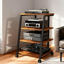 4-Tier AV Media Stand with