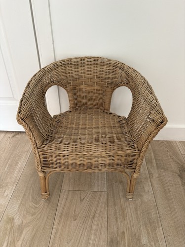 Vintage childrens rattan - childrens,