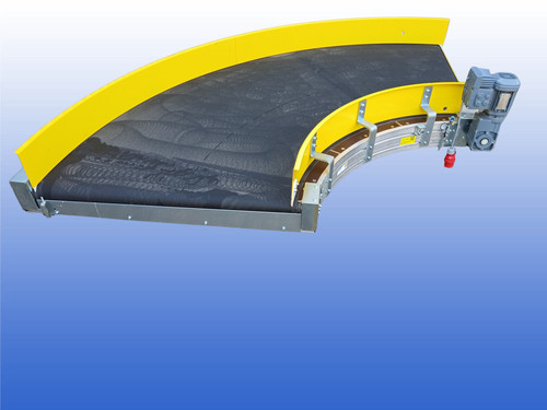 Curved conveyor used 124 - curved, cm