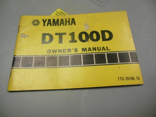 1979 yamaha dt100 factory - dt100,