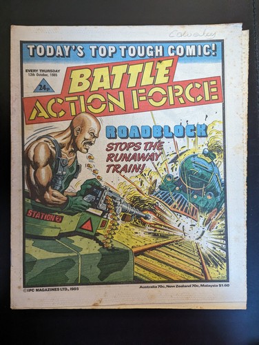 Battle action force comic - battle,