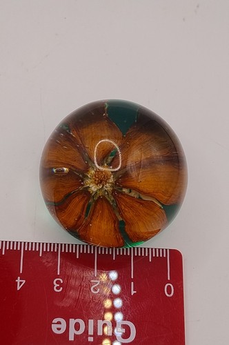 Lucite resin paperweight - resin,
