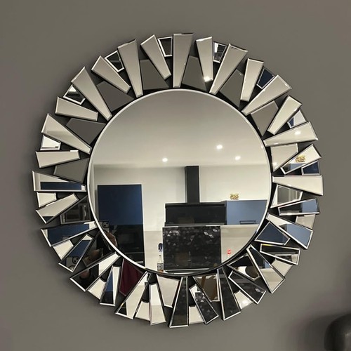 Round wall mirror decorative - round,