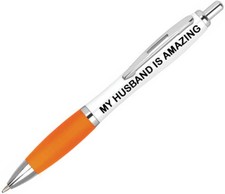 Funny My Husband Is Amazing Pen For Wife Christmas Birthday Valentine's
