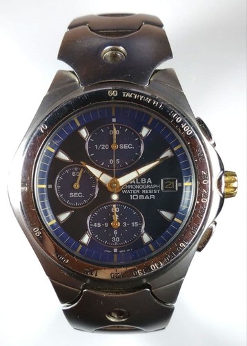 Seiko alba chronograph 10bar - seiko,