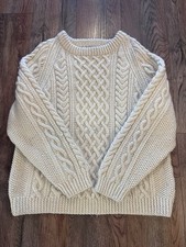 Cream Inverallan Hand Knitted